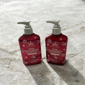 Hempz Pink Peppermint Meringue Moisturizer Set of Two Brand New